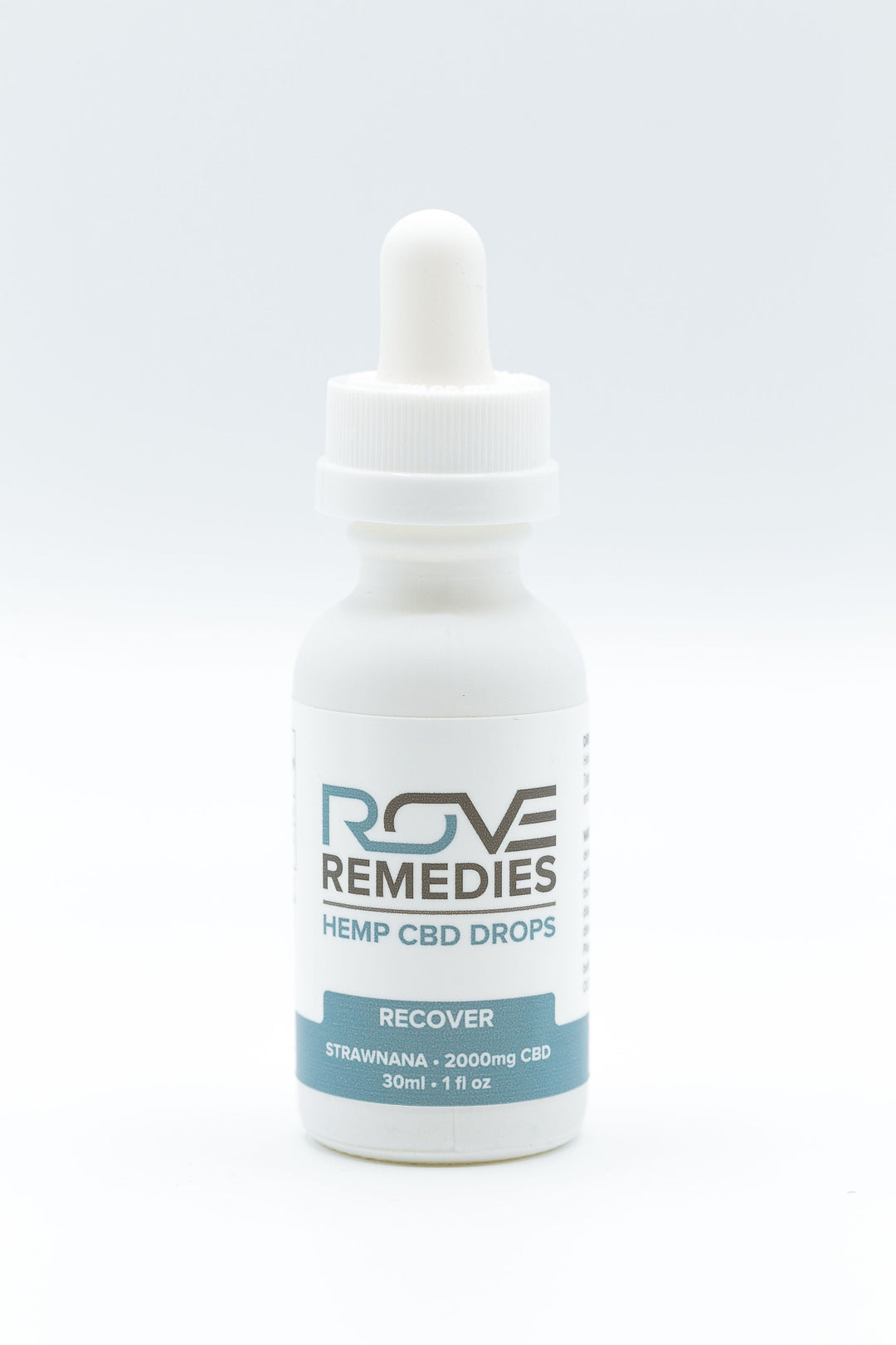 RECOVER CBD Drops - 2000mg CBD - STRAWNANA - Rove Remedies - Rove Remedies