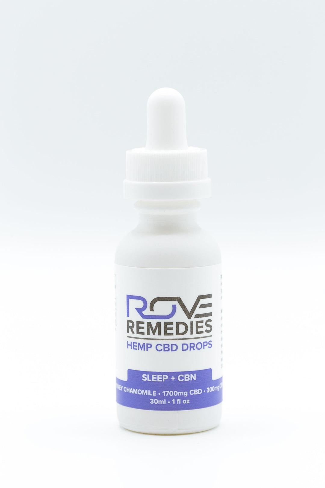 SLEEP CBD Drops - 1700mg CBD + 300mg CBN - HONEY CHAMOMILE - Rove Remedies